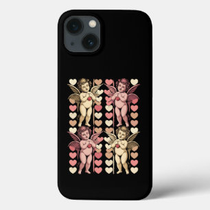 Funda Para iPhone 13 Camaquito Cupido Coqueta lazo Retro Día de San Val