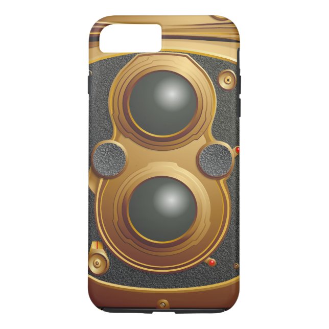 Funda De Case-Mate Para iPhone Cámara antigua de steampunk (Reverso)