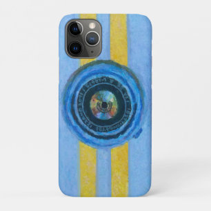Funda Para iPhone 11 Pro Cámara Azul