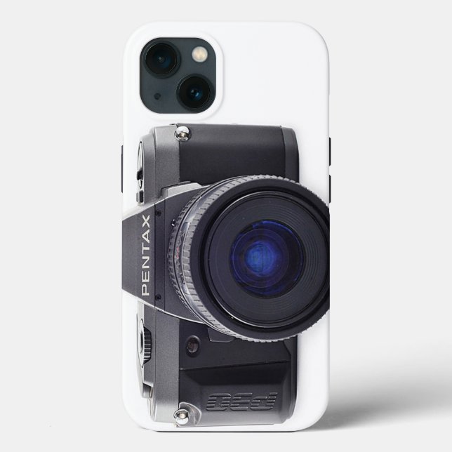 Funda De Case-Mate Para iPhone Cámara de época Pentax P30T (Reverso )