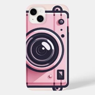 Funda Para iPhone 14 Plus De Case-Mate Cámara de fotografía instantánea rosa trendy 