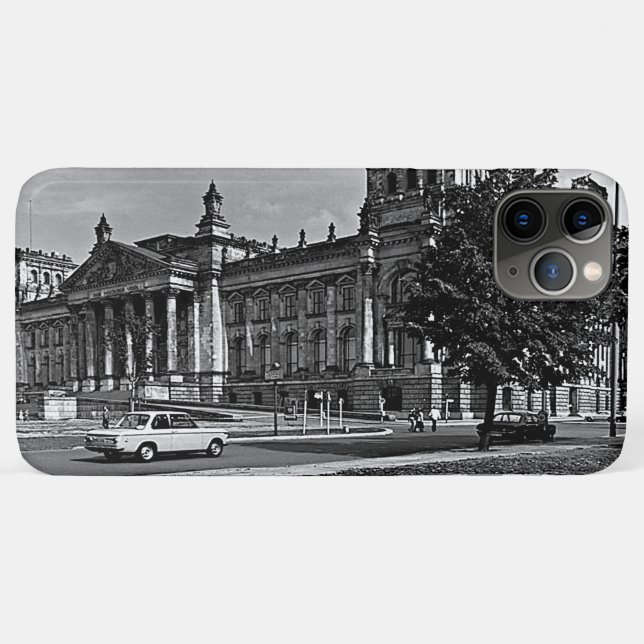 Funda De Case-Mate Para iPhone Cámara de Parlamento de la Antigua Berlín Reichsta (Reverso (horizontal))