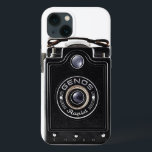 Funda Para iPhone 13 Cámara Genos Rapid Vintage<br><div class="desc">Disfruta de esta cobertura de teléfono Genos Rapid que mantiene viva la nostaliga de esta cámara vintage. Presentamos VintageCamCovers, el accesorio perfecto para el fotógrafo nostálgico! Nuestras portadas telefónicas están diseñadas para aquellos que aman las cámaras vintage y aprecian la belleza y la artesanía de las icónicas cámaras de cine....</div>