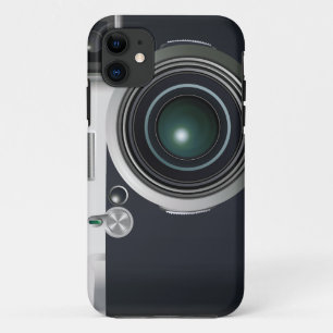 Funda Para iPhone 11 Cámara negra antigua