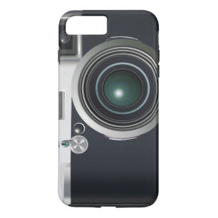 Funda Para iPhone 8 Plus/7 Plus Cámara negra antigua