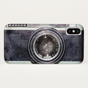 Funda Para iPhone X Cámara negra vieja
