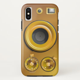Funda Para iPhone X Cámara Steampunk