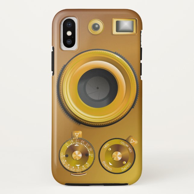 Funda De Case-Mate Para iPhone Cámara Steampunk (Reverso)