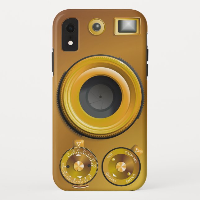 Funda De Case-Mate Para iPhone Cámara Steampunk (Reverso)