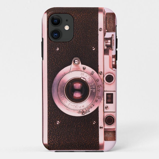 Funda De Case-Mate Para iPhone Cámara vintage (Reverso)