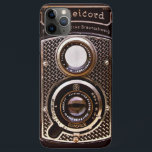 Funda Para iPhone 11 Pro Max Cámara vintage rolleicord Art deco<br><div class="desc">Hola y bienvenidos,  este diseño representa una cámara vintage rolleicord art deco.</div>