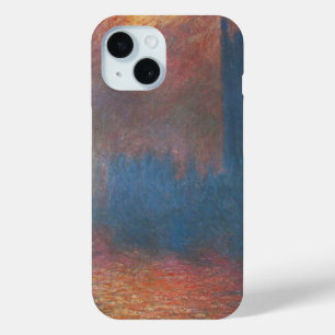 Funda Para iPhone 15 Cámaras del Parlamento, Londres, por Claude Monet