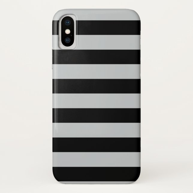 Funda De Case-Mate Para iPhone Cambiar bandas grises a cualquier clic de color (Reverso)