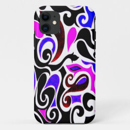Funda Para iPhone 11 Cambiar el giro retro de color con Wacky