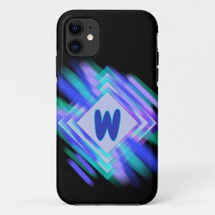 Funda Para iPhone 11 Cambiar los diamantes iniciales y suaves de agua a