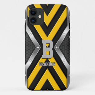 Funda Para iPhone 11 Cambiar nombre inicial Añadir nombre Seguridad Col