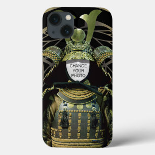Funda Para iPhone 13 Cambiar tu foto, Samurai Helmet