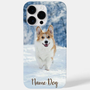 Funda Para iPhone 14 Pro Max De Case-Mate Cambie el nombre de su perro de corgi en los estuc