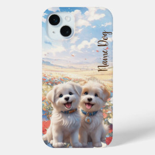 Funda Para iPhone 15 Mini Cambie el nombre de su perro de Yorkshire Terri en