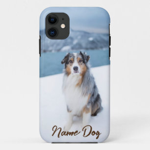 Funda Para iPhone 11 Cambie el nombre de su perro pastor de Shetland en