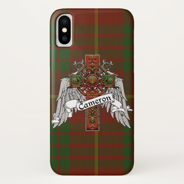 Funda De Case-Mate Para iPhone Cameron Tartan Cross (Reverso)