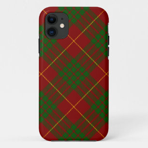 Funda Para iPhone 11 Cameron tartán rojo verde a cuadros