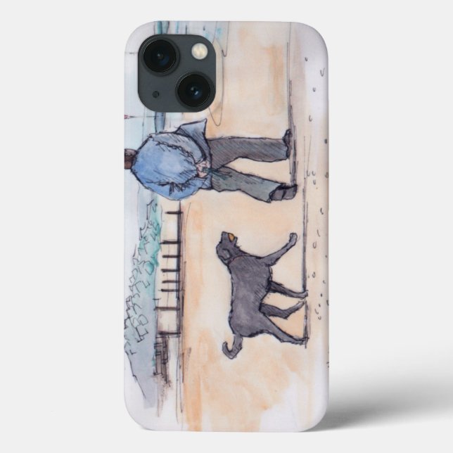 Funda De Case-Mate Para iPhone caminando el perro - 07 (Reverso)