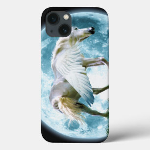 Funda Para iPhone 13 Caminando Pegasus y arte de fantasía lunar