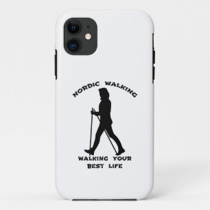 Funda Para iPhone 11 Caminata nórdica - Caminar por la mejor vida
