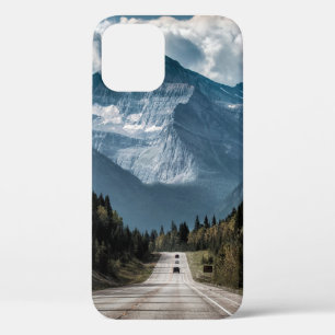 Funda Para iPhone 12 Camino a la gran montaña, camino, bosque,tra