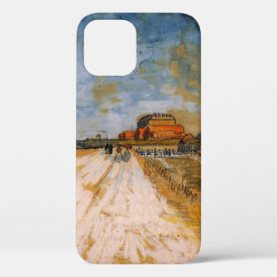 Funda Para iPhone 12 Camino Corriendo Junto a las Murallas de París