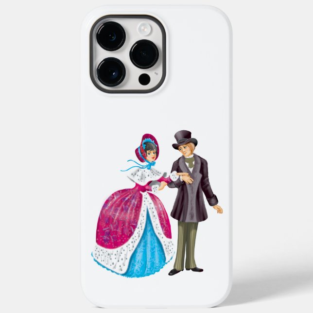 Funda De Case-Mate Para iPhone Camino de invierno (Reverso )