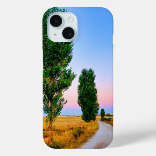 Funda Para iPhone 15 Camino del estilo francés