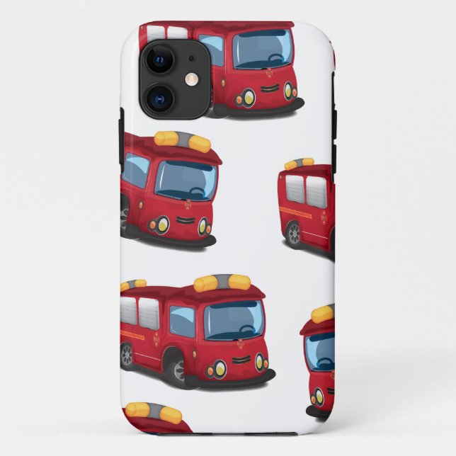 Funda De Case-Mate Para iPhone Camión de bomberos (Reverso)