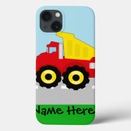 Funda Para iPhone 13 Camión de construcción para niños