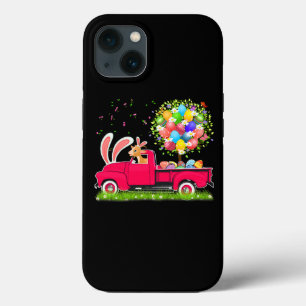 Funda Para iPhone 13 Camión de recogida de cabra conejo Árbol de huevos