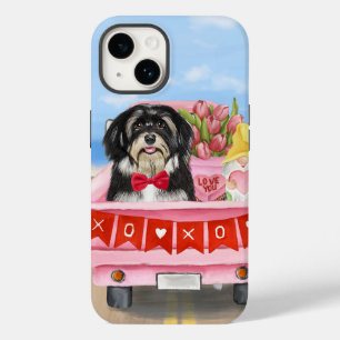 Funda Para iPhone 14 De Case-Mate Camión El día de San Valentín de Perro de Haván