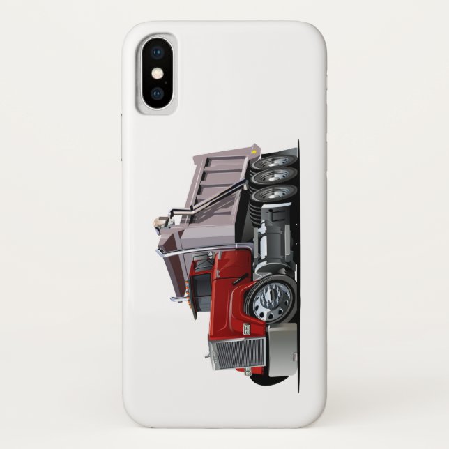 Funda De Case-Mate Para iPhone camión personalizado (Reverso)
