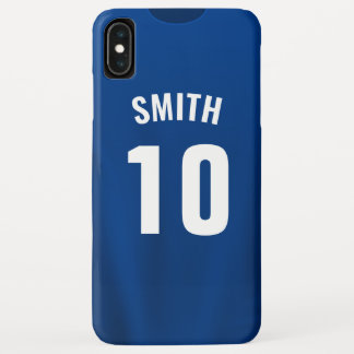 Funda Para iPhone XS Max Camisa de fútbol maletín de teléfono Personalizado