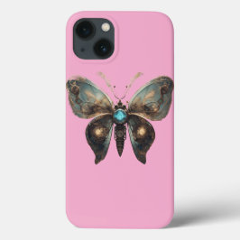 Funda Para iPhone 13 Camisa de mariposa Steampunk