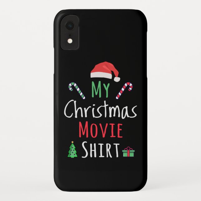 Funda De Case-Mate Para iPhone Camisa de película de mis Navidades (Reverso)