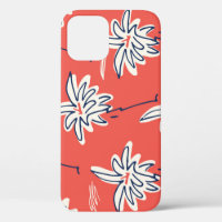 Camisa de playa hawaiana, patrón de palma de doodl