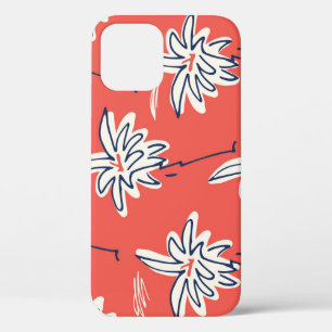 Funda Para iPhone 12 Camisa de playa hawaiana, patrón de palma de doodl