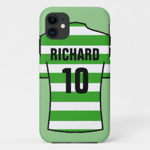 Funda Para iPhone 11 Camisas de fútbol en aros verdes