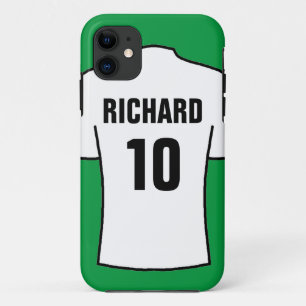 Funda Para iPhone 11 Camisas de fútbol en blanco