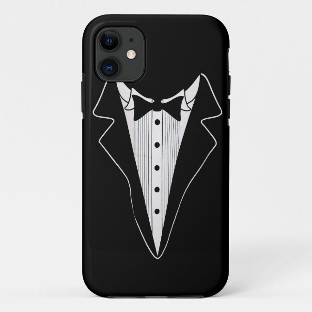 Funda De Case-Mate Para iPhone Camisas de Tuxedo (Reverso)