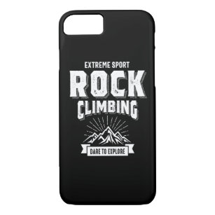 Funda Para iPhone 8/7 Camiseta de escalada de rock Regalos de alpinistas
