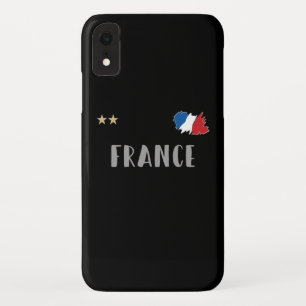 Funda Para iPhone XR Camiseta de fútbol de Francia para aficionados con
