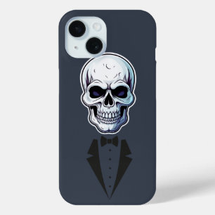 Funda Para iPhone 15 Camiseta de Halloween de Esqueleto de Casa Embruja
