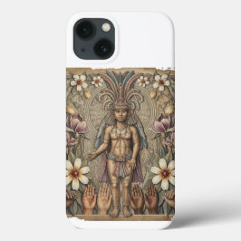 Funda Para iPhone 13 Camiseta del Orgullo Floral LGBTQ Aztec | Arte que